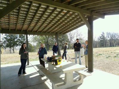 Parting party at Well's Overlook